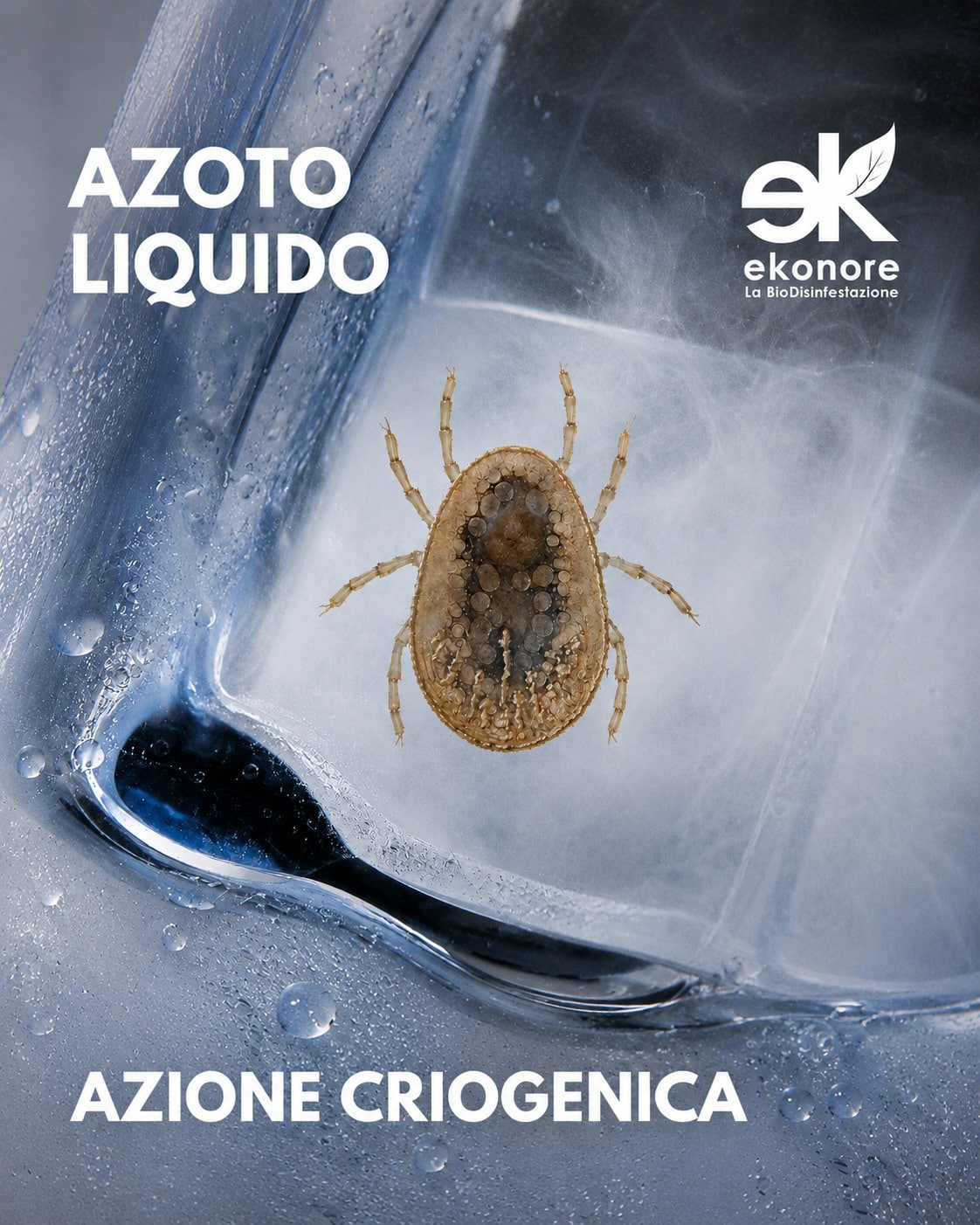 azione criogenica disinfestazione zecche e acari del piccione con azoto liquido disinfestazione zecche e acari del piccione azione criogenica azoto liquido