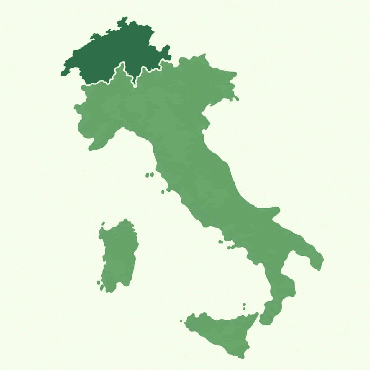 Tutta Italia e tutta la Svizzera