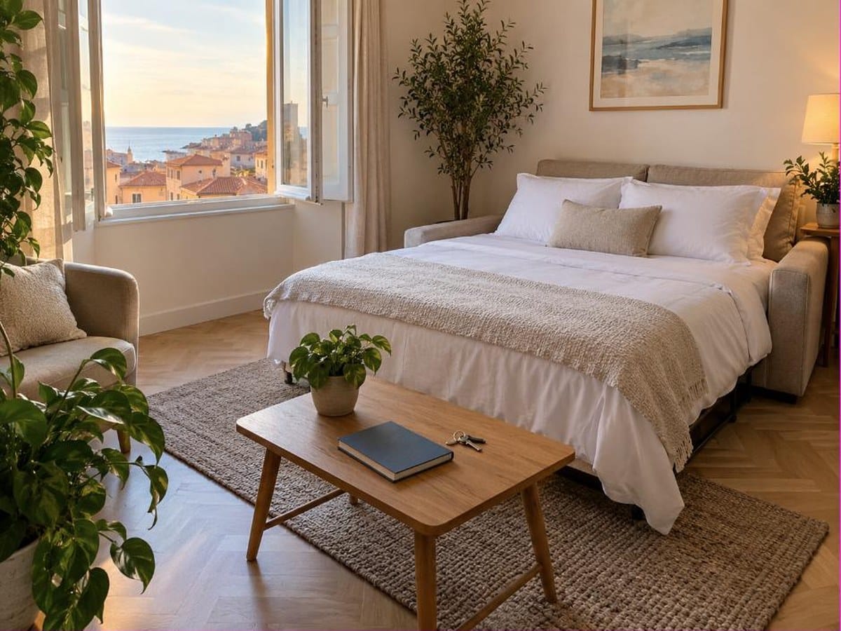 Appartamento turistico a Genova con vista mare, riassettato tra un ospite e l’altro
