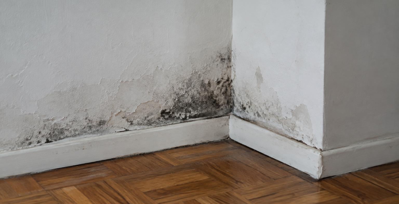 Umidita e muffa sul muro: odori di casa da non confondere con quello delle cimici dei letti