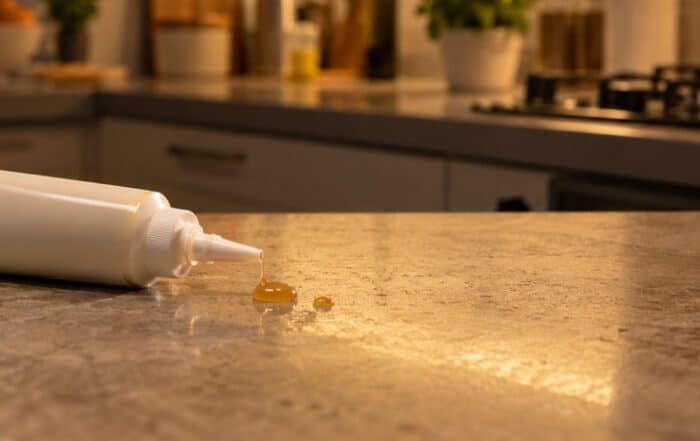 Cucina di casa dove le blatte sono tornate dopo il gel